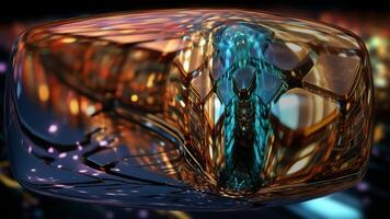 Elegant Background, Technological Template, Techno Cube, Blur Effect, Exclusive, Reflection video