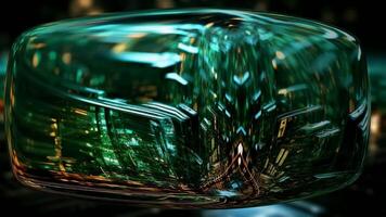 Special Technological Template, Unique Background, Techno Cube, Luxury Design, Lights, Colors, Rotation video