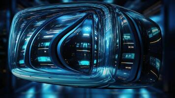 Blur Effect, Elegant Template, Special Technological Background, Techno Cube, Lights, Colors, Reflection video