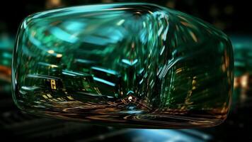 Luxury Design, Unique Background, Special Technological Template, Techno Cube, Lights, Colors, Rotation video