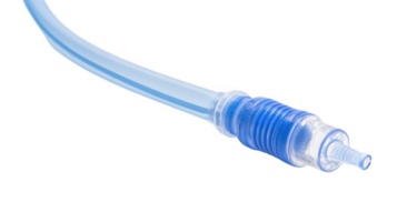 Saliva ejector tip showing its transparent parts on a transparent background png