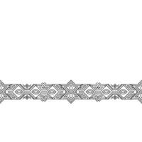 Geometric Border on White Background Minimalist vector