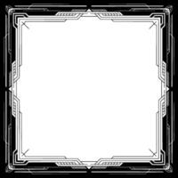 Art Deco Border Frame Elegant Geometric , Blank Space for Text vector