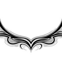 Elegant Black and White Abstract , Minimalist Frame Element vector