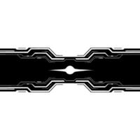 Futuristic Tech Banner With Glow Minimalist Abstract vector