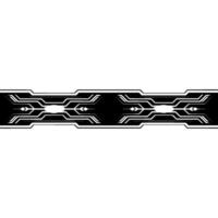 Futuristic Tech Banner Circuitry, Abstract, Digital, Minimalist. vector