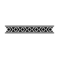 Minimalist Geometric Border Element Illustration vector