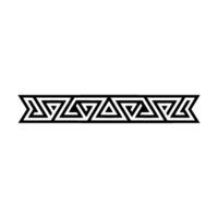 Geometric Triangle Border In Minimalist Black And White vector