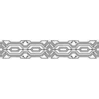 Minimalist Tech Circuitry, On White Background vector