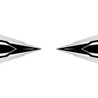 Geometric Abstract Symmetry Black White vector