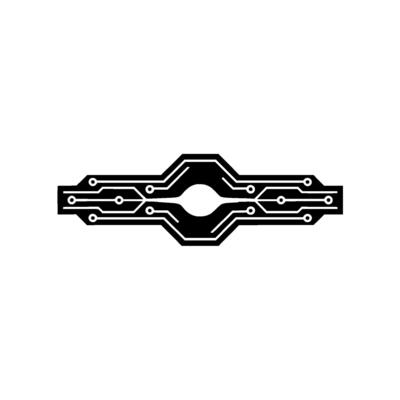 Abstract Circuit Board Technology, Data Transmission, Concept