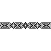 Geometric Border With Gradient Background vector