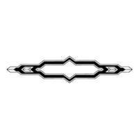 Geometric Line Minimalist Element In Black And White vector