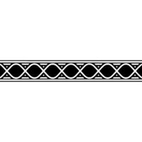 Decorative Black Border Element On A Gradient Background vector