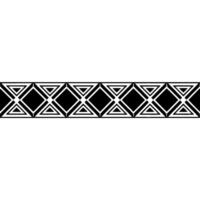 Geometric Black And White Border, Decorative Pattern, Wallpaper vector