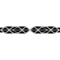Geometric Black And White Band, Abstract Pattern, Minimalist vector