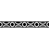 Minimalist Geometric Border Pattern In Black, Gray, And White vector