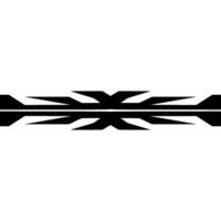 Geometric Black And White Abstract With Blue Light Flare vector