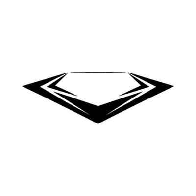 Black Diamond On White Background