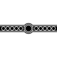 Retromodern Black And White Linear On White Backdrop vector