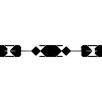 Minimalist Geometric Abstract In Black And White vector