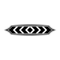 Minimalist Black Arrow Element On White Background vector