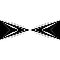 Geometric Abstract Illustration Black And White Symmetry vector