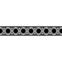 Geometric Circle Border Minimalist Black And Silver On Gradient Background vector