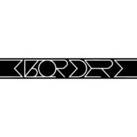 Minimalist Border Typography On White Background vector