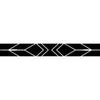 Futuristic Abstract Geometric Element Black White Minimalism vector