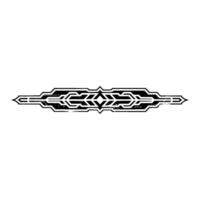 Grunge Tech Divider, Futuristic Element On White Background vector