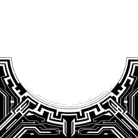 Futuristic Abstract Circuitry Pattern, Minimalist Tech Background vector