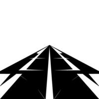 Geometric Symmetry Black And White Abstract Architecture, Minimalism vector