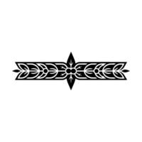 Elegant Geometric Ornament With Red Accents On White Background vector