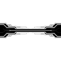 Futuristic Tech Circuitry Background, Minimalist vector