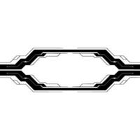 Futuristic Tech Background Minimalist Cyber Circuitry vector