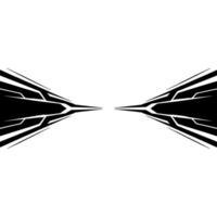 Geometric Tech Background Symmetrical Black Lines On Gradiant Gray vector