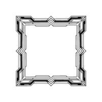 Art Deco Geometric Frame Modern Elegant vector