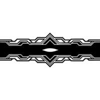 Abstract Tech Banner Black Geometric Lines On Gradient Background vector