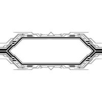 Futuristic Hexagon Frame Minimalist Tech, Digital Background vector