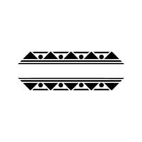 Minimalist Geometric Border Black Triangles Circles vector