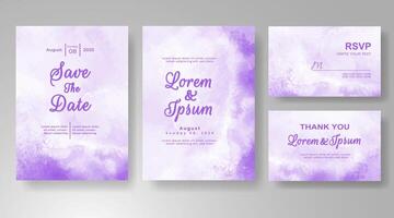 This invitation combines soft gradients with refined script elegance. vector