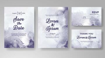 Handcrafted style meets romantic color in this unique invitation. vector