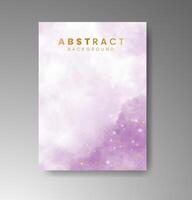 Watercolor card concepts with minimal yet powerful style. vector