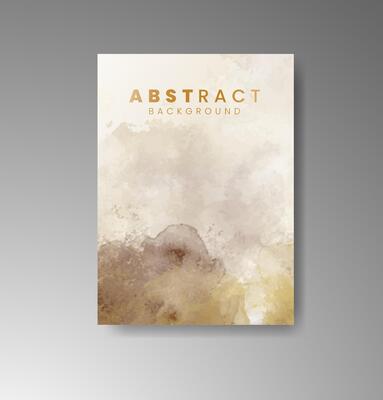 Muted watercolor tones for calm and clean card visuals.