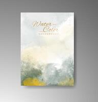 Soft watercolor textures designed to enhance any card project. vector