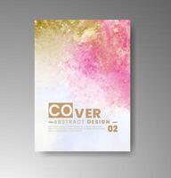 Natural tones in abstract expressions. vector