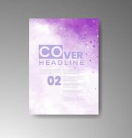 Ethereal design with soft splash finishes. vector
