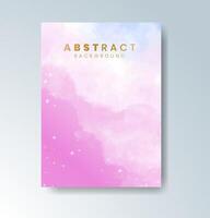 A canvas of love splashed in soft tones. vector