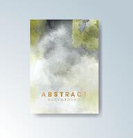 Layered watercolor elegance with depth and mood. vector